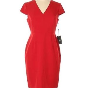 Adrianna Papell Red Cocktail dress 4